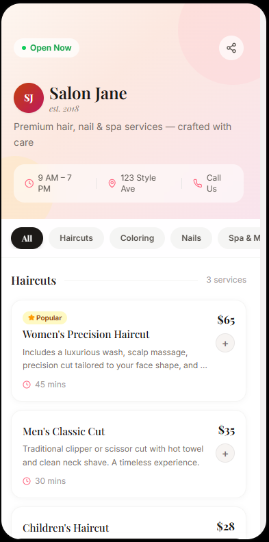 Salon Jane